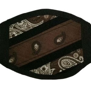 Brown bandana fashion facemask